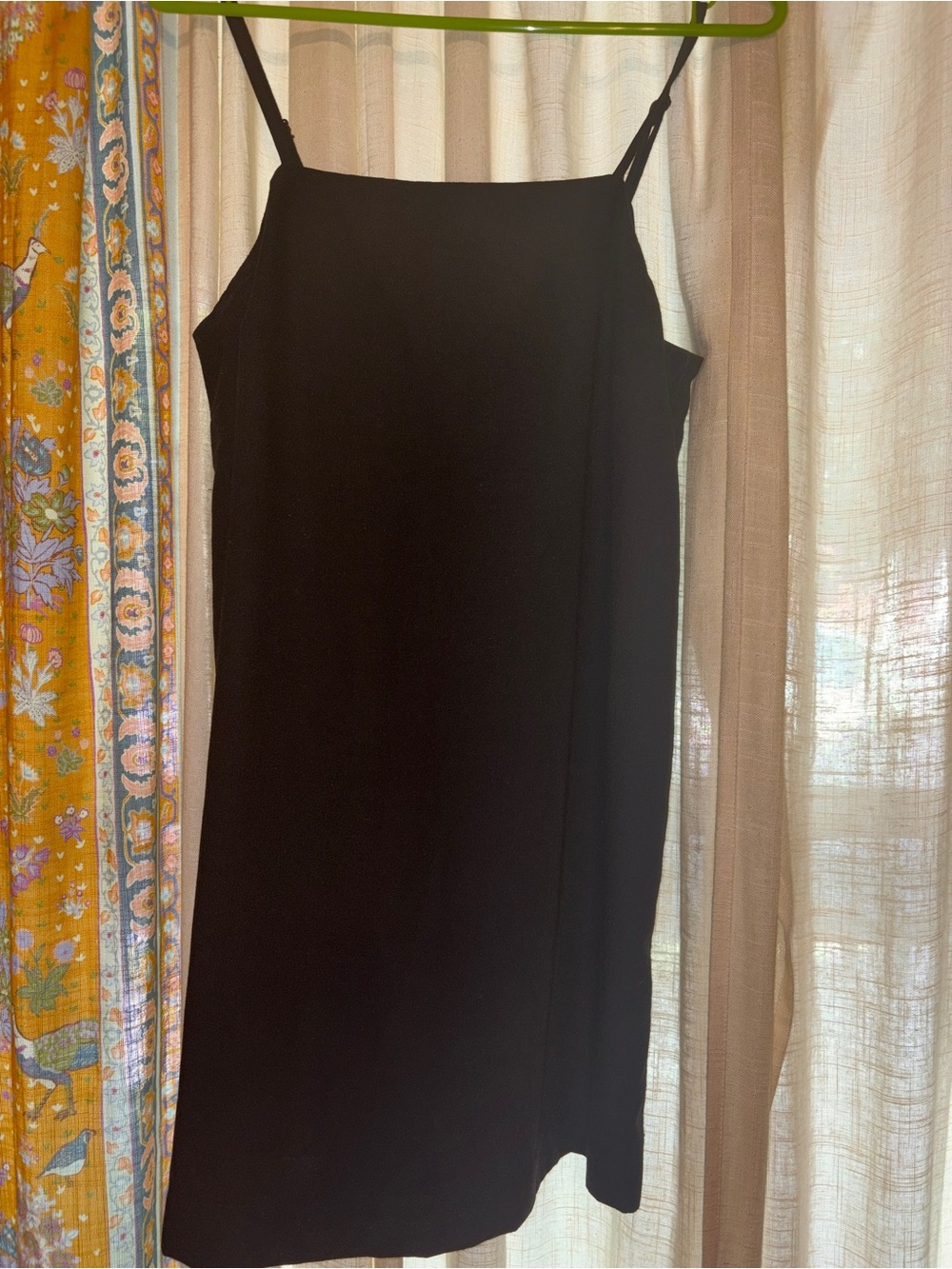 Black mini dress